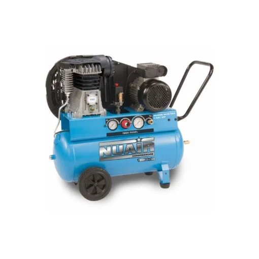 Nuair Nuair 50L Low Noise Portable Air Compressor. 12.5 CFM, 3Hp