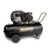 Product shot with a white background of the Black Nuair 200L Portable Air Compressor