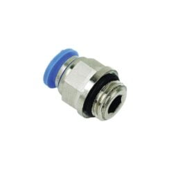 Male Hex Stud (BSPP) Push-In Fittings (product shot with a wite background)