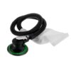 Product image of PCL's Random orbital air sander with the extraction hose and bag.