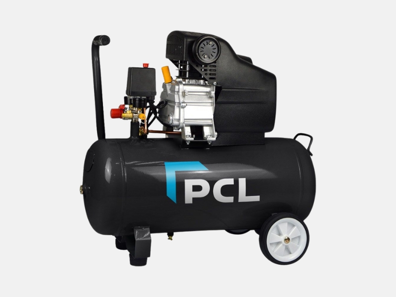 Black direct drive air compressor in the PCL compressor range